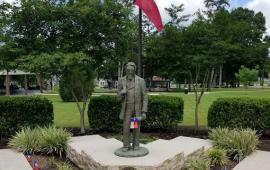 C. B. Stewart Statue at Cedar Brake Park 