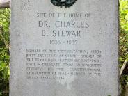 Dr. Charles Stewart Headstone in the Old Cemetery