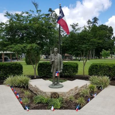 C. B. Stewart Statue at Cedar Brake Park 