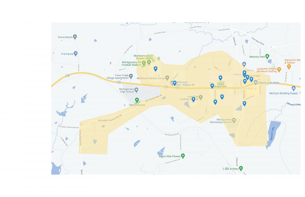 Outage map