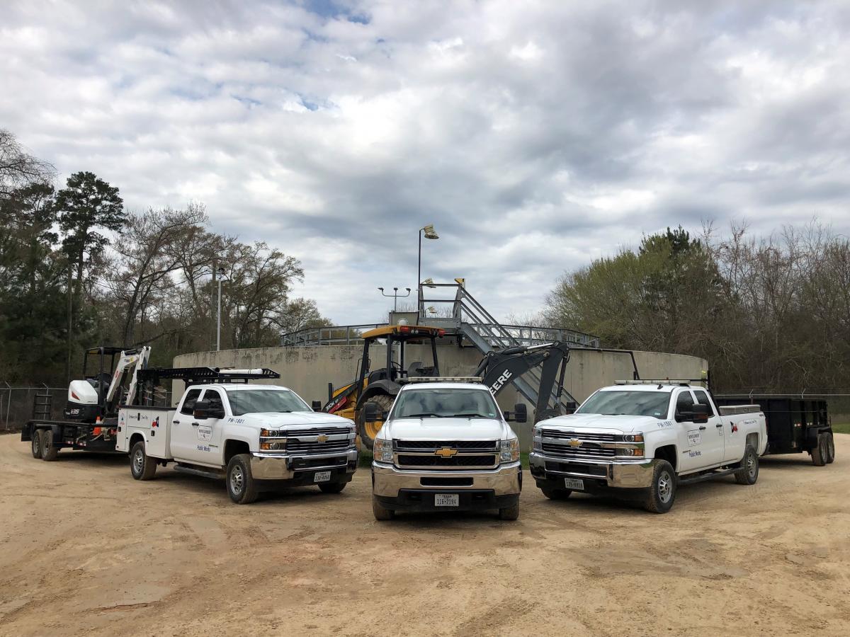 Montgomery Texas Public Works Trucks